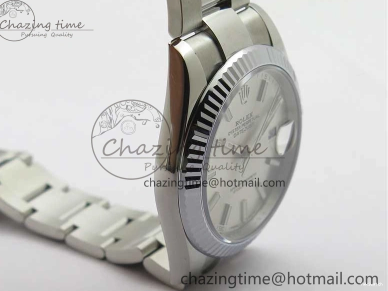 Edition DateJust 41 VSF 904L VS3235 Silver Bracelet 126334 Best on Dial 1:1 SS Oyster 0506